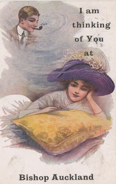 <h2>POSTCARD FROM BISHOP AUCKLAND</h2><p class='caption'>COURTESY OF Pat Robbins</p>